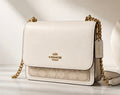 Coach Klare Crossbody Bag – Chalk Signature Canvas